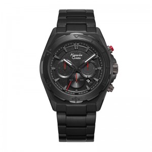 Alexandre Christie AC 6664 Full Black Red MCBIPBARE